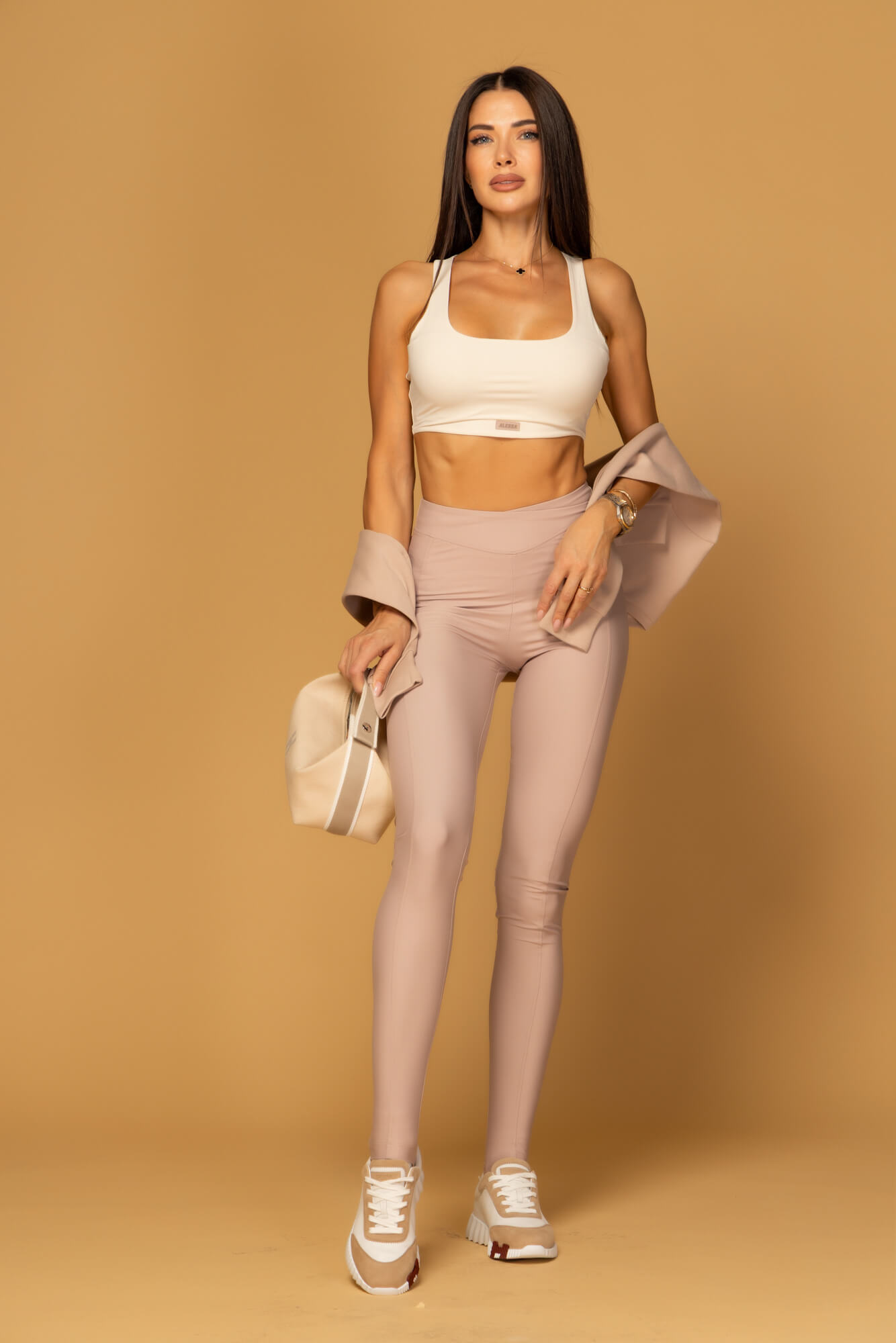 Everyday Energy Long Leggings - Nude - Image 19