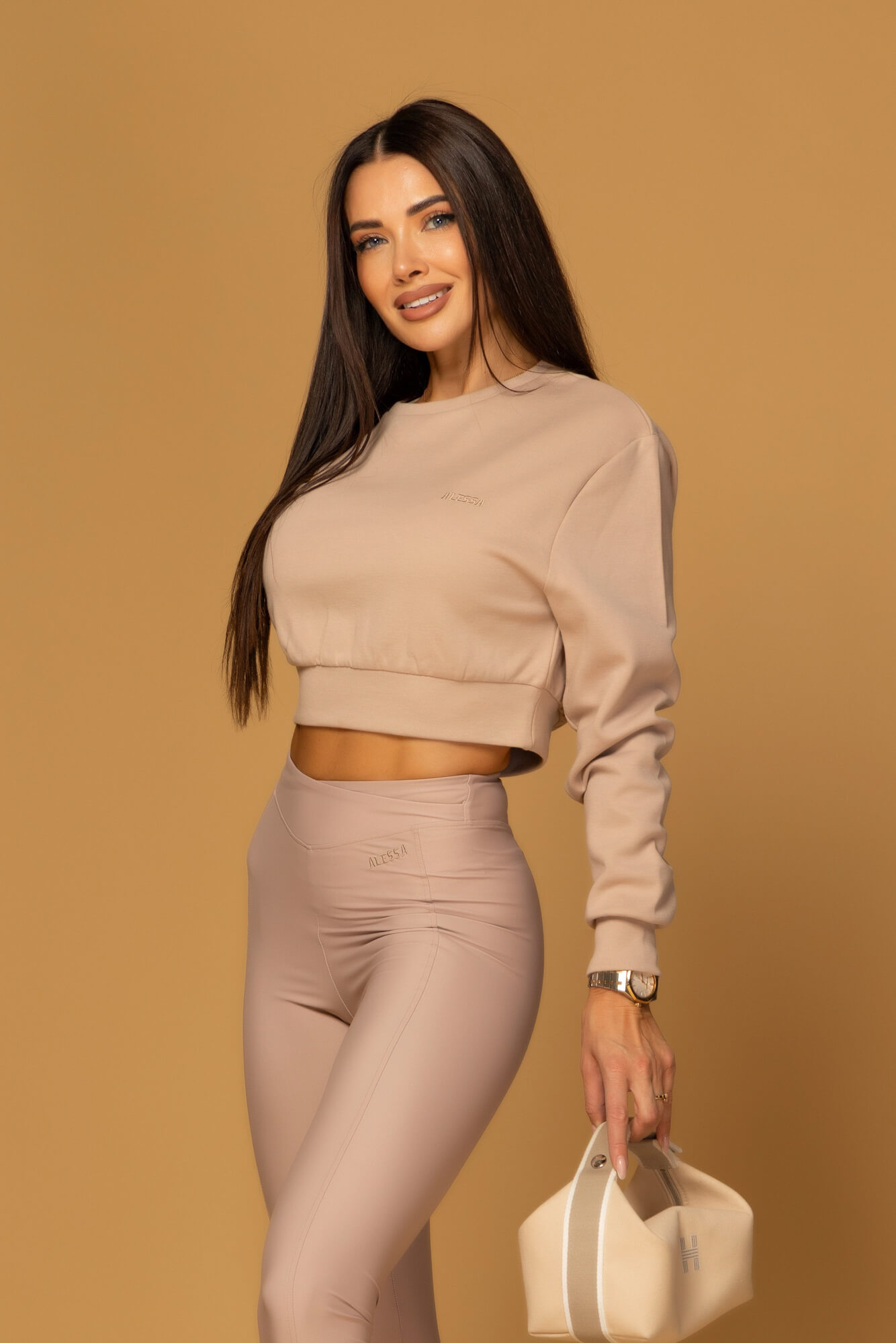 Everyday Energy Short Sports Blouse - Nude - Image 11