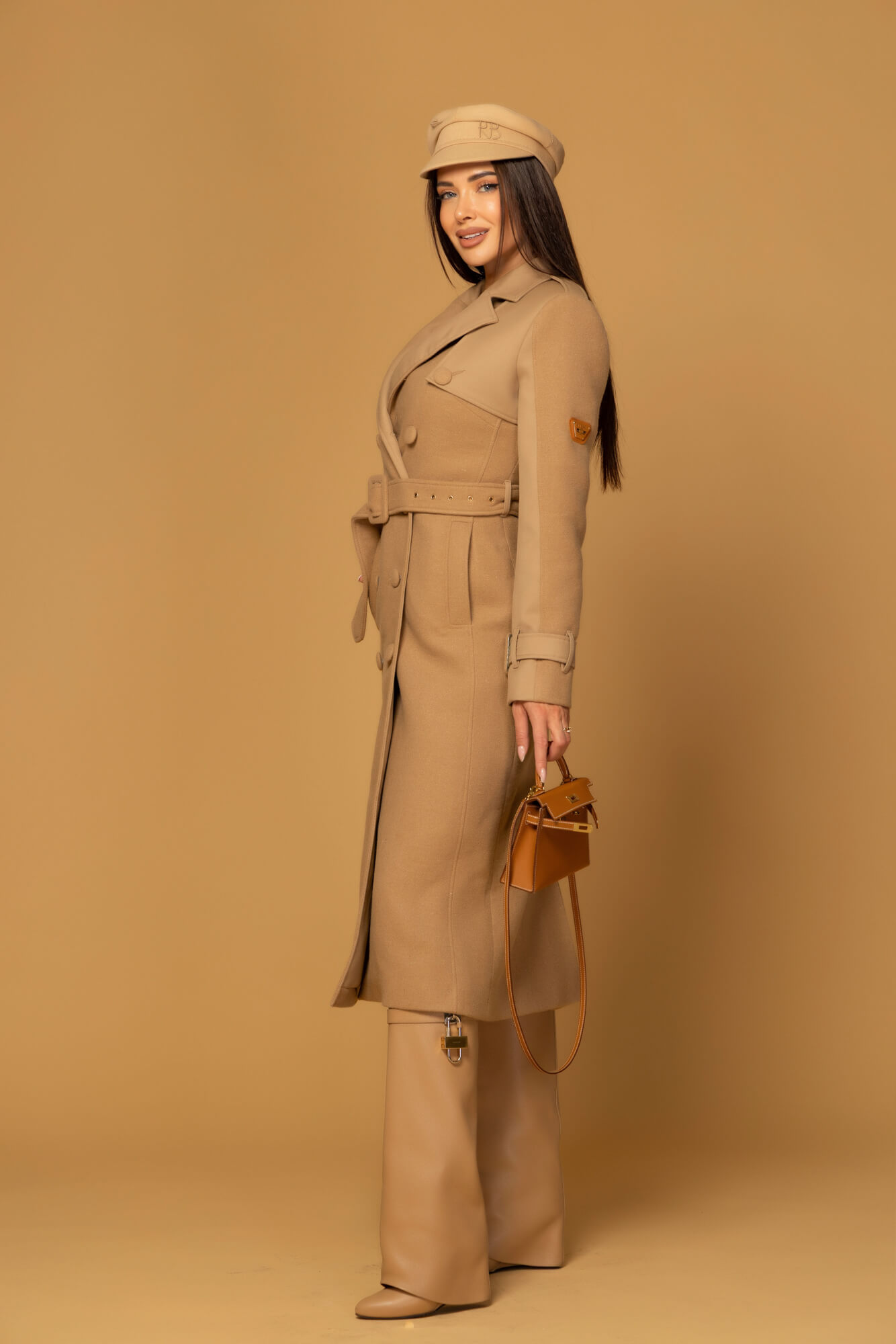 Signature Luxe Wool Coat - Mocha - Image 30