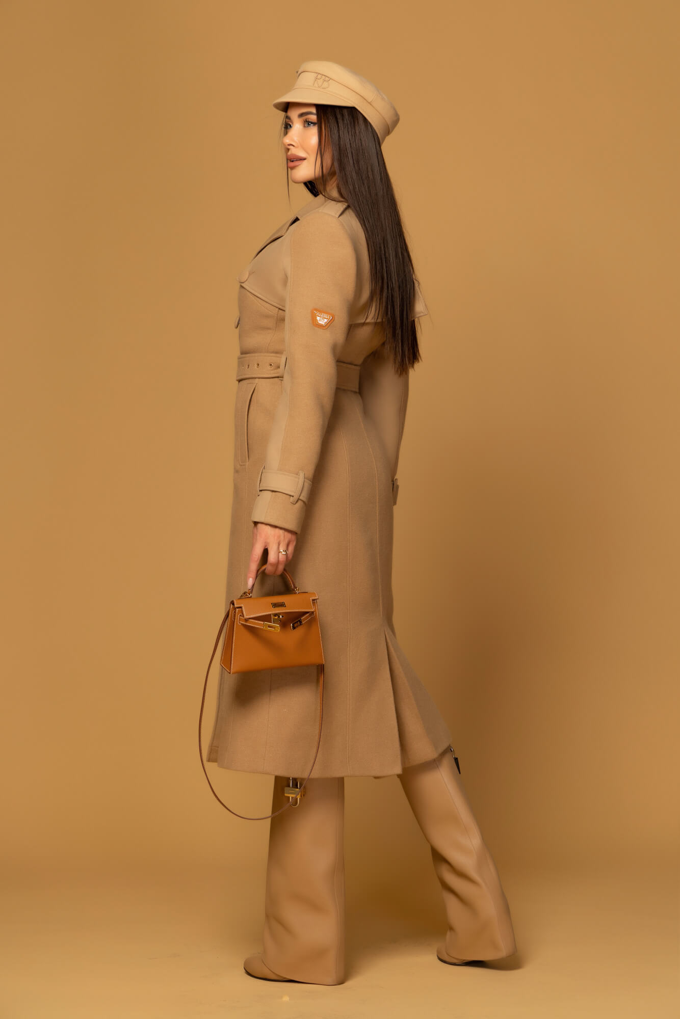 Signature Luxe Wool Coat - Mocha - Image 33
