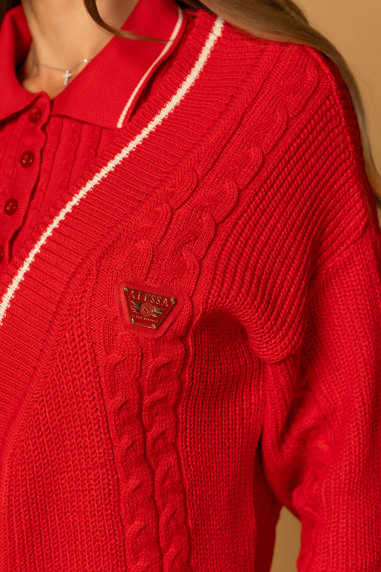 Forever Luxe Knitted Vest - Red - Image 15