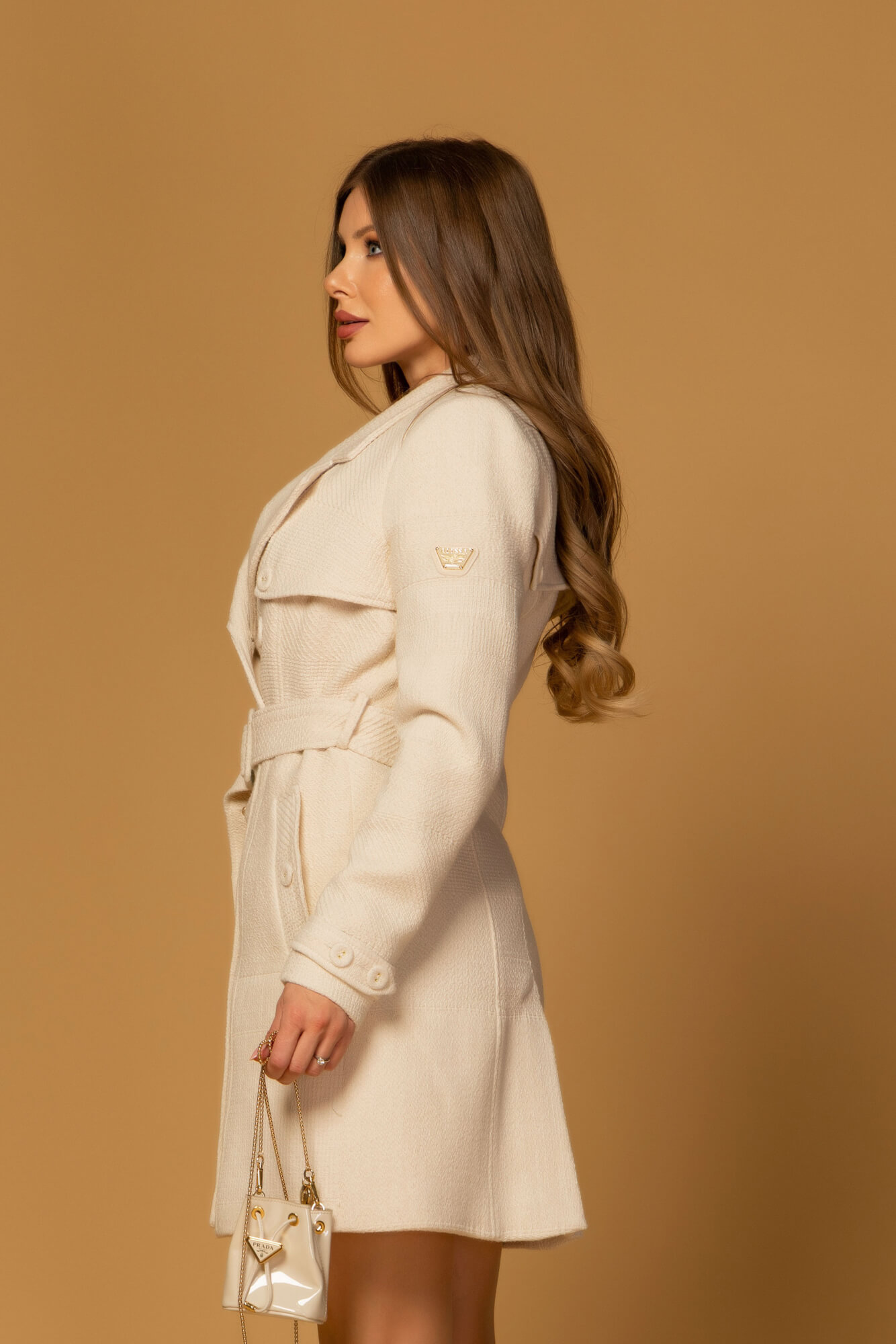 Luxury Elegance Trench Coat - Soft Beige - Image 19
