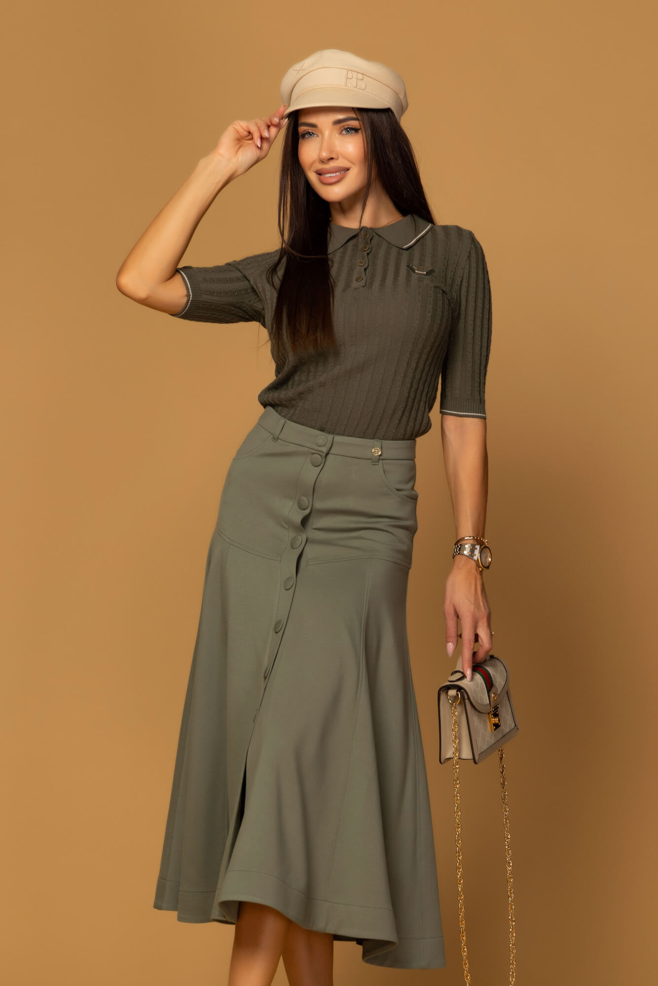 Forever Luxe Blouse - Military - Image 16
