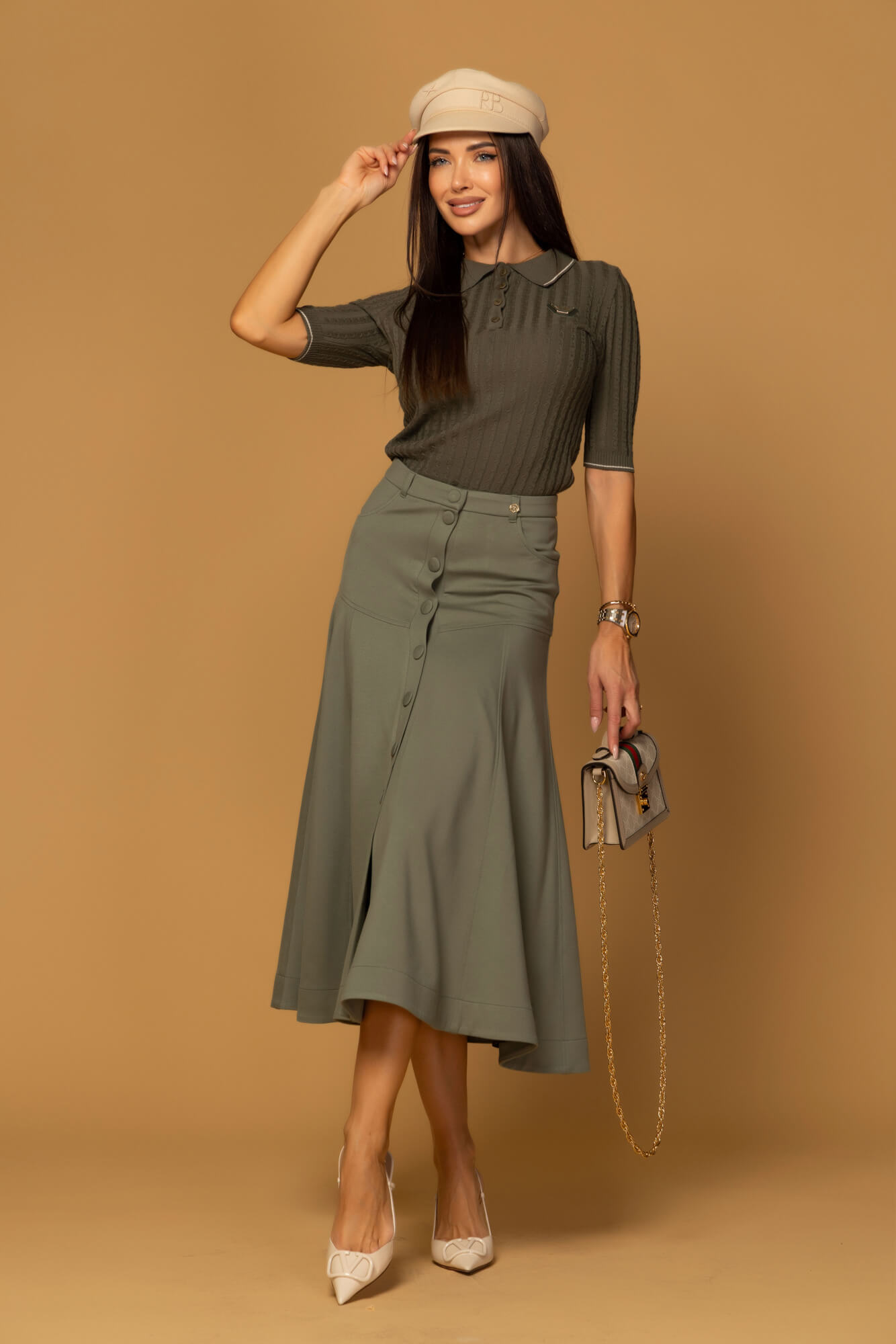 Forever Luxe Blouse - Military - Image 24