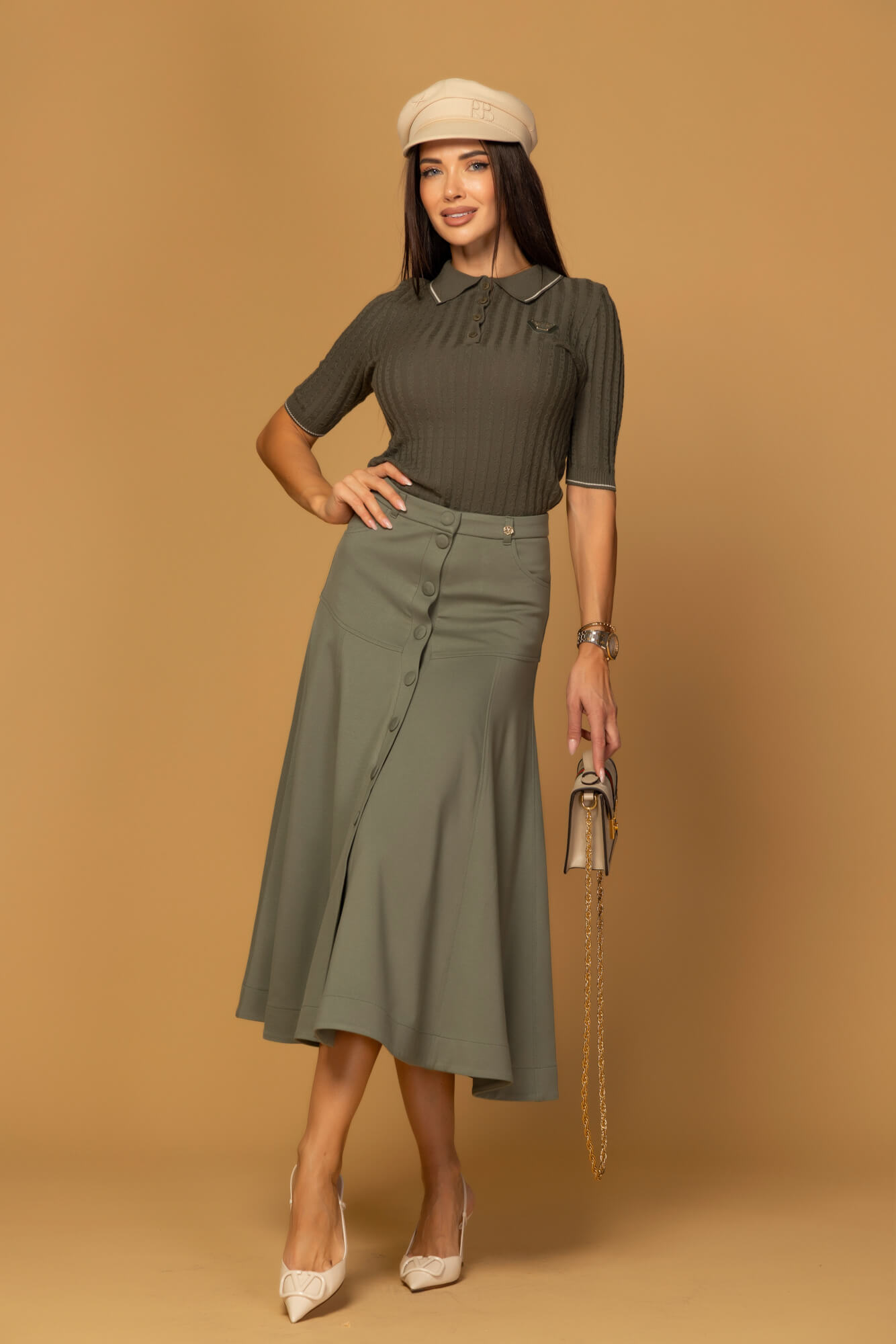 Forever Luxe Blouse - Military - Image 19
