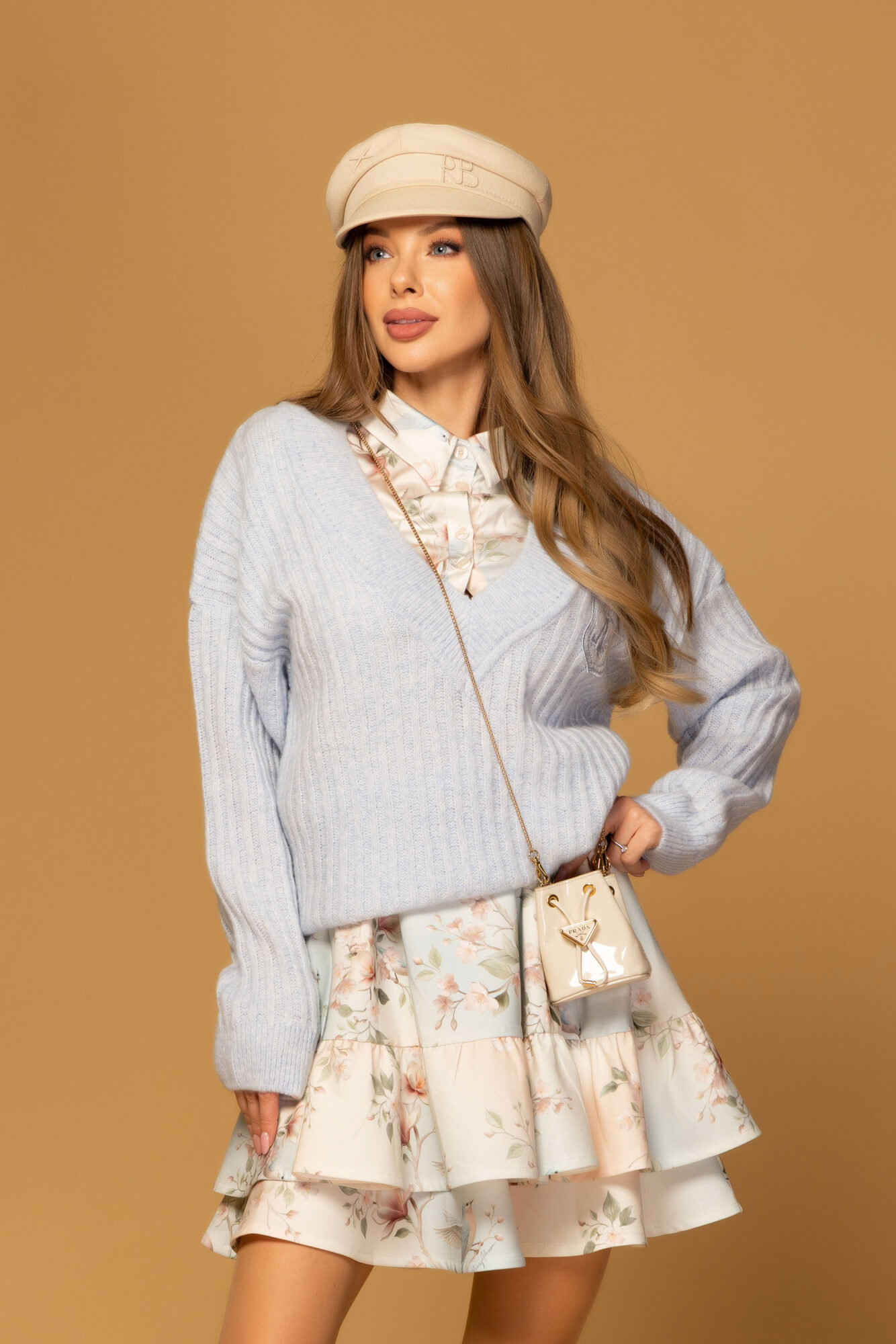 Silk Blossom ruffles dress - Image 34