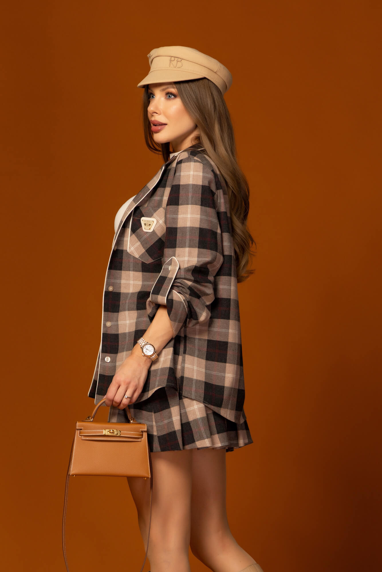 Autumn Bliss Skirt with Leggings - brown - Image 24