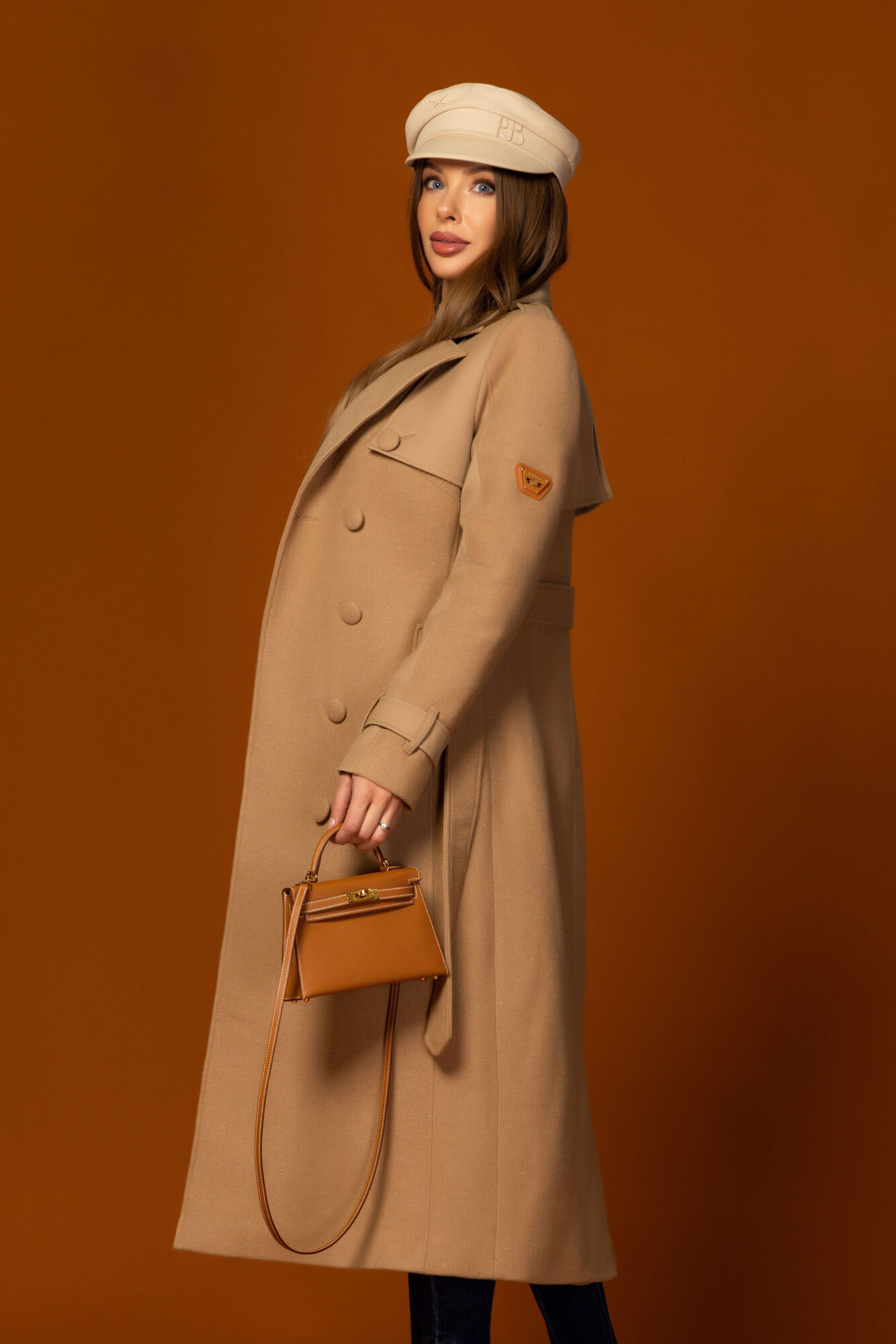 Signature Luxe Wool Coat - Mocha - Image 24