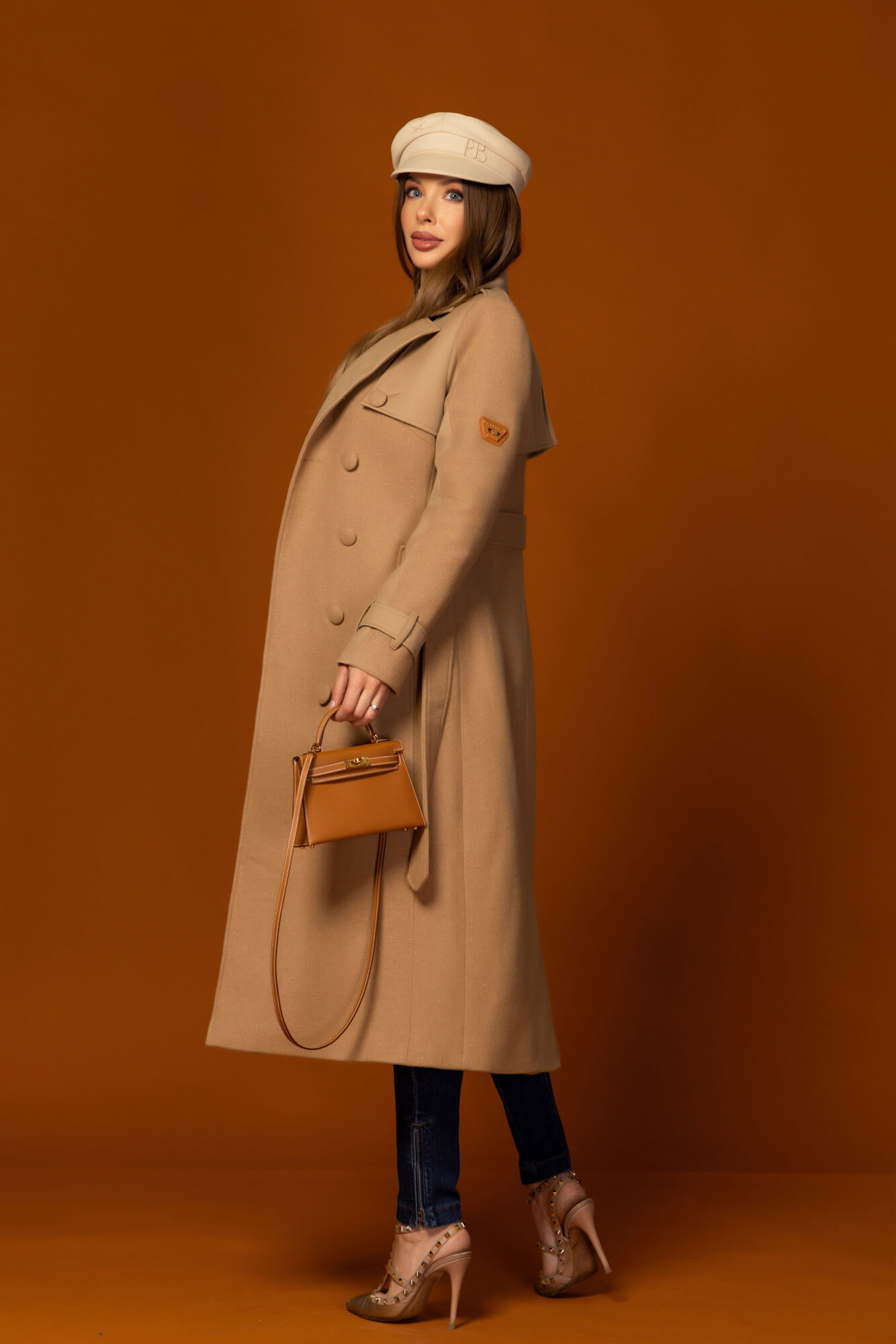 Signature Luxe Wool Coat - Mocha - Image 40