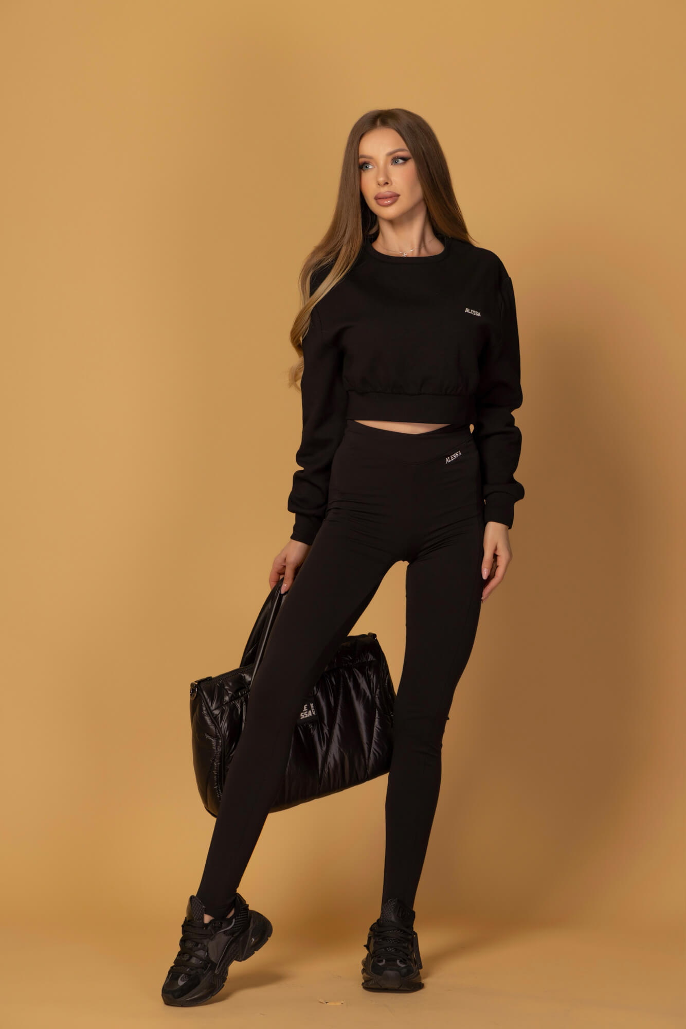 Everyday Energy Long Leggings - Black - Image 22