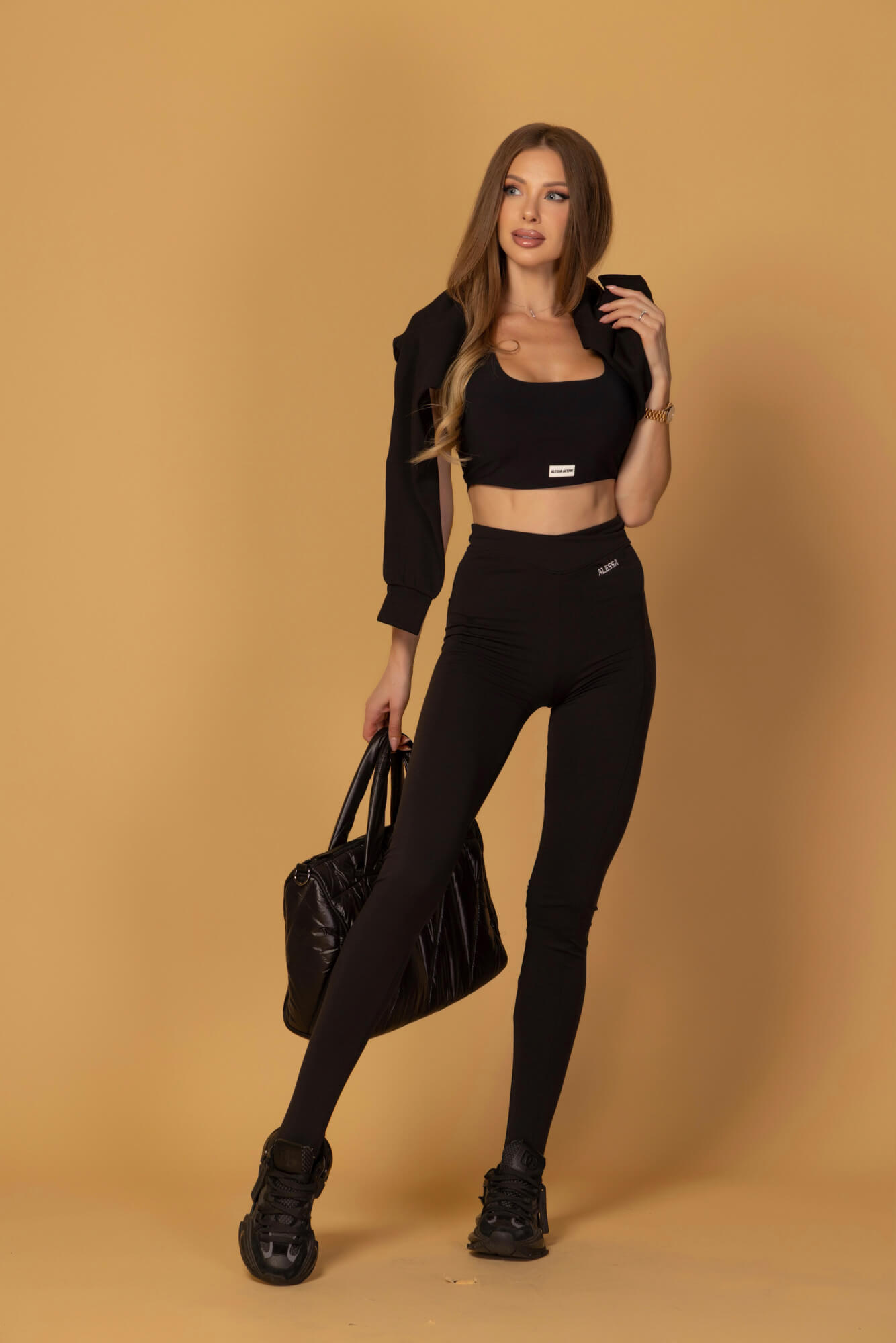 Everyday Energy Long Leggings - Black - Image 27