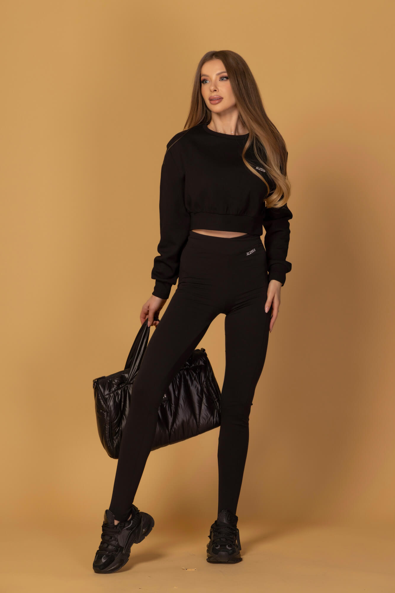Everyday Energy Short Sports Blouse - Black - Image 19