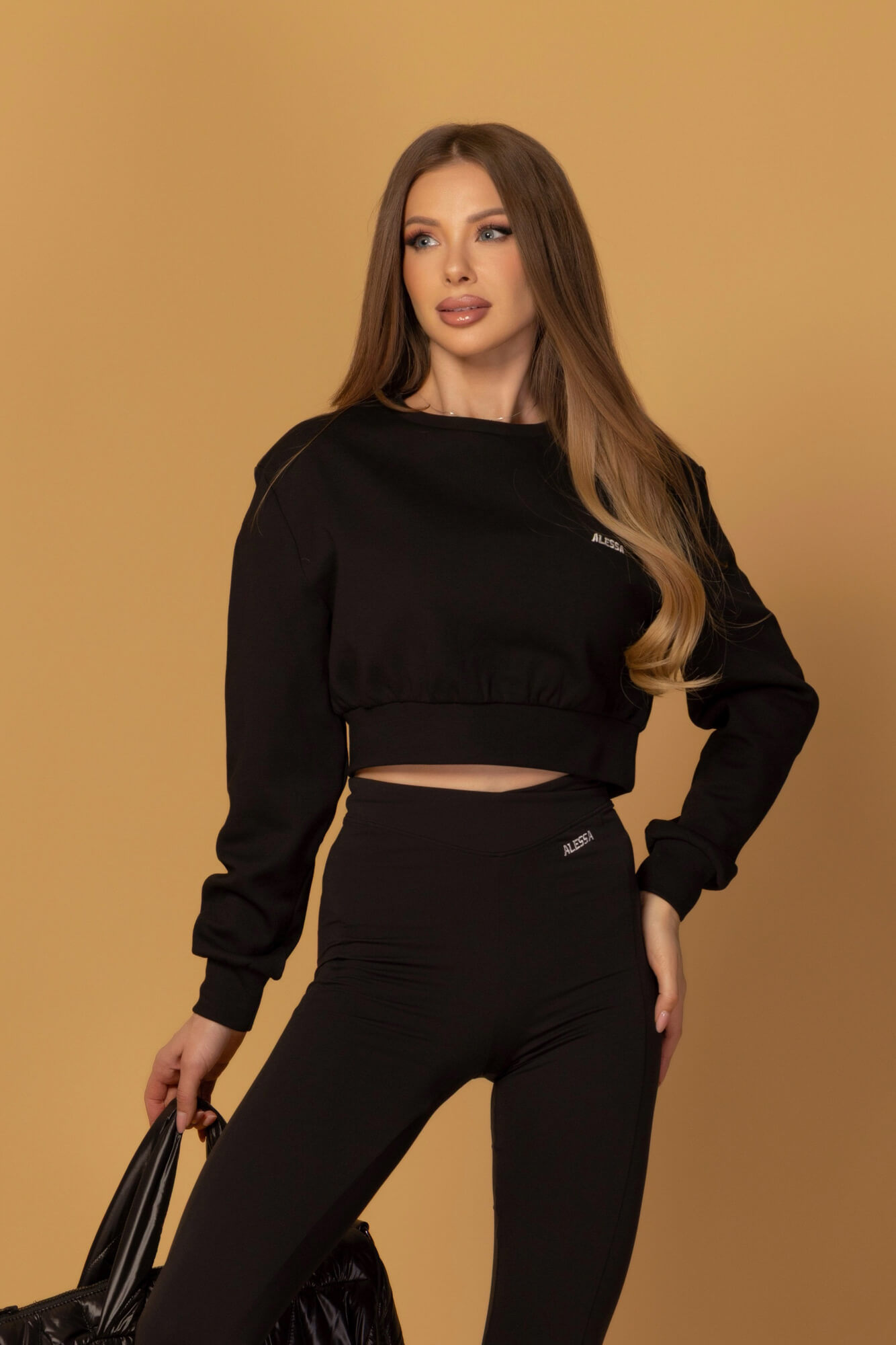 Everyday Energy Short Sports Blouse - Black - Image 20