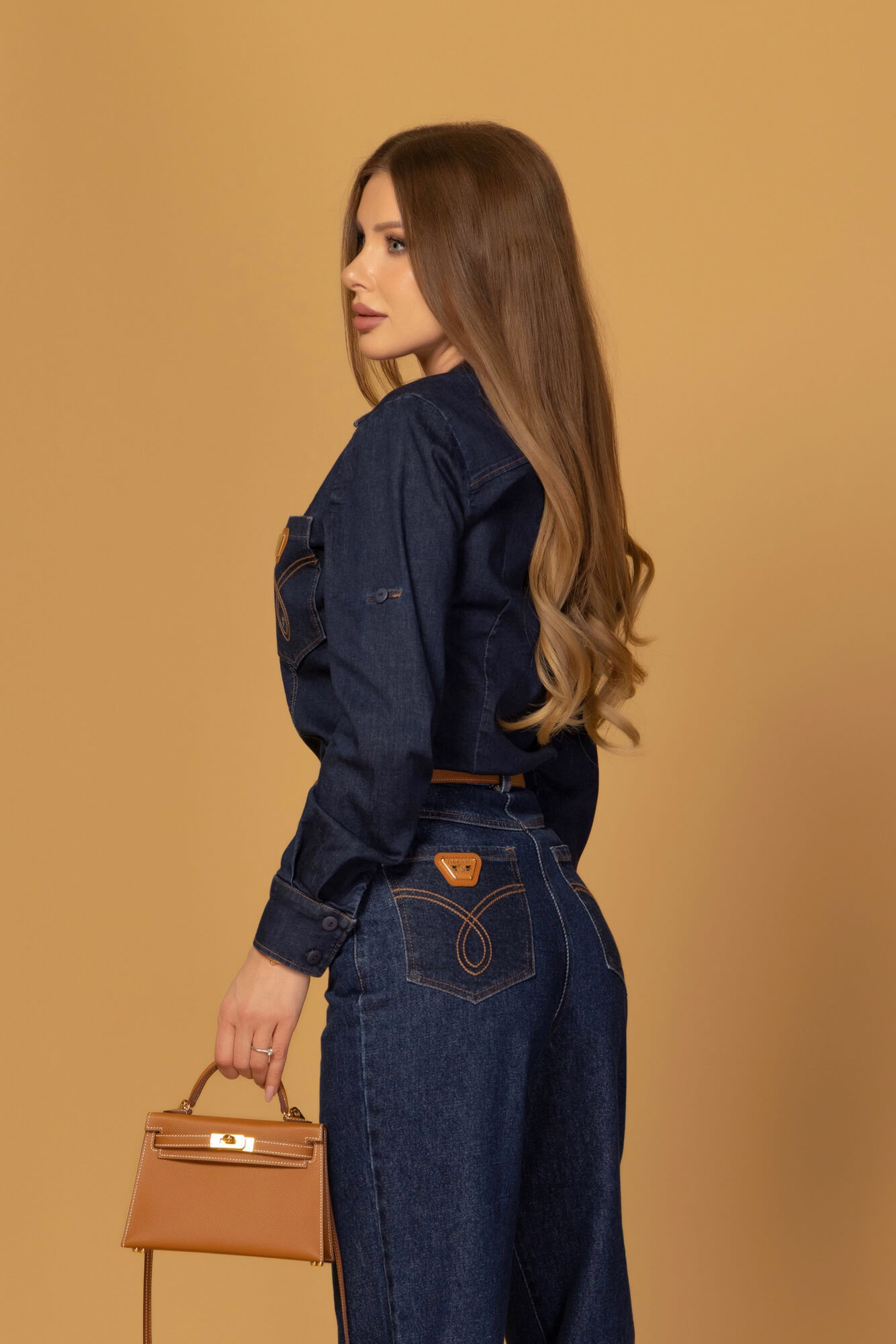Denim Society Denim Shirt - Dark Blue - Image 16