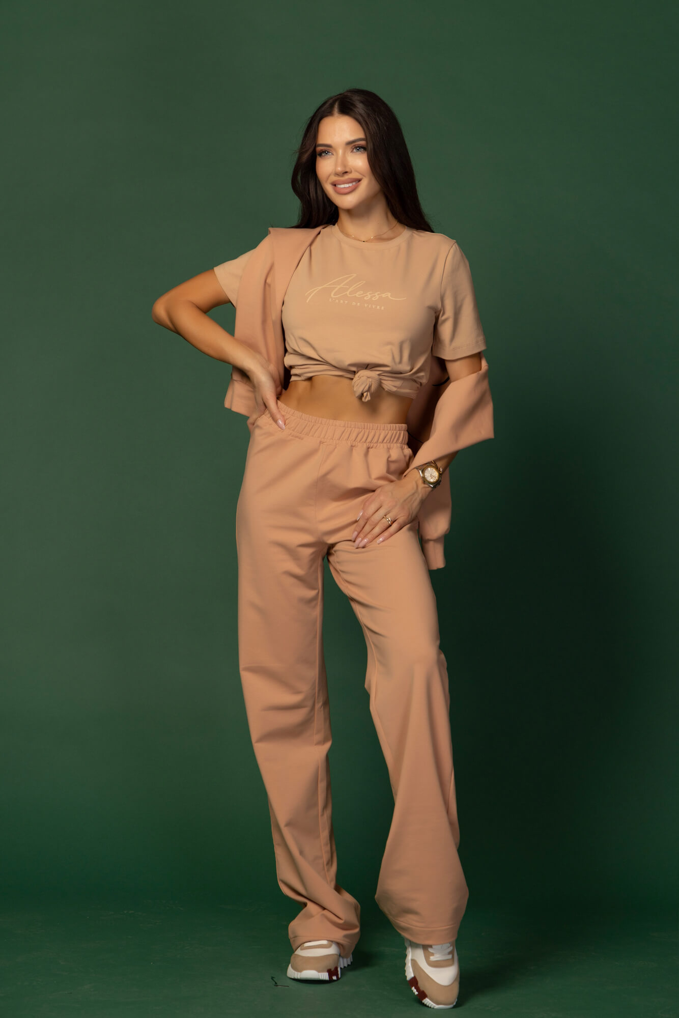 Alessa Pulse Sports Trousers - Nude - Image 21