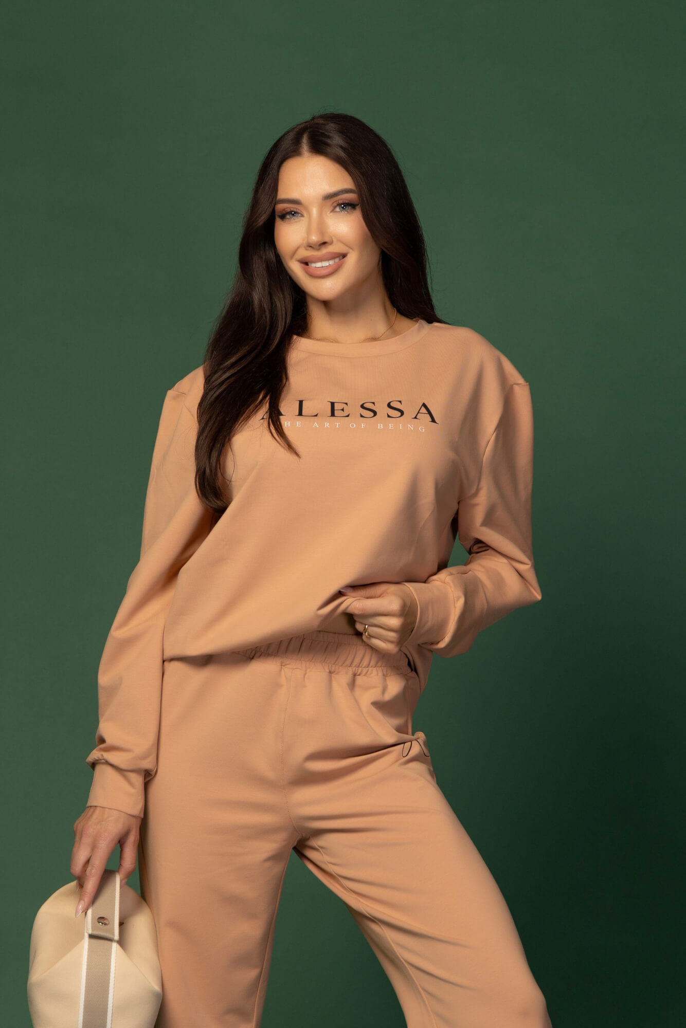 Alessa Pulse Sports Sweatshirt - Nude - Image 17