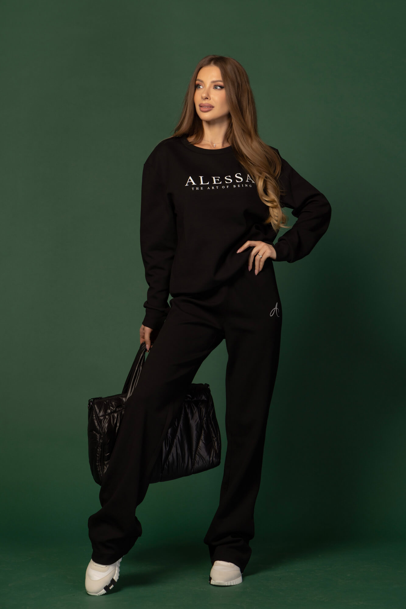 Alessa Pulse Sports Sweatshirt - Black - Image 18