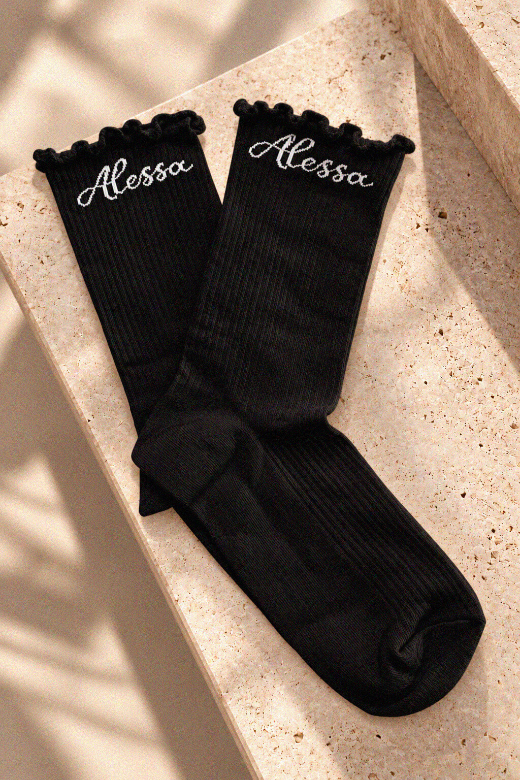 Prestige Pair Mid-Length Socks - Black - Image 14