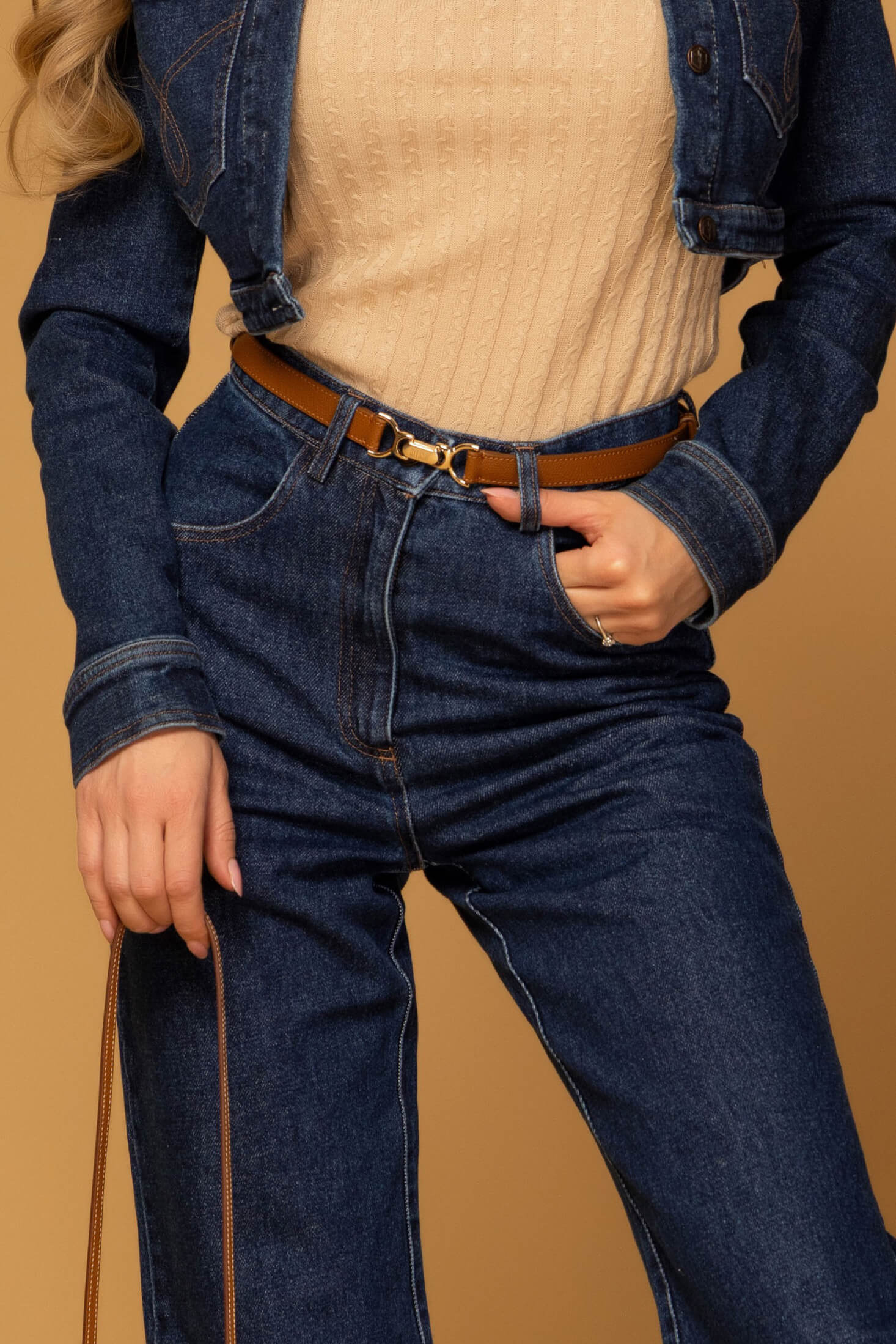 Icon Luxe Belt - Brown - Image 18