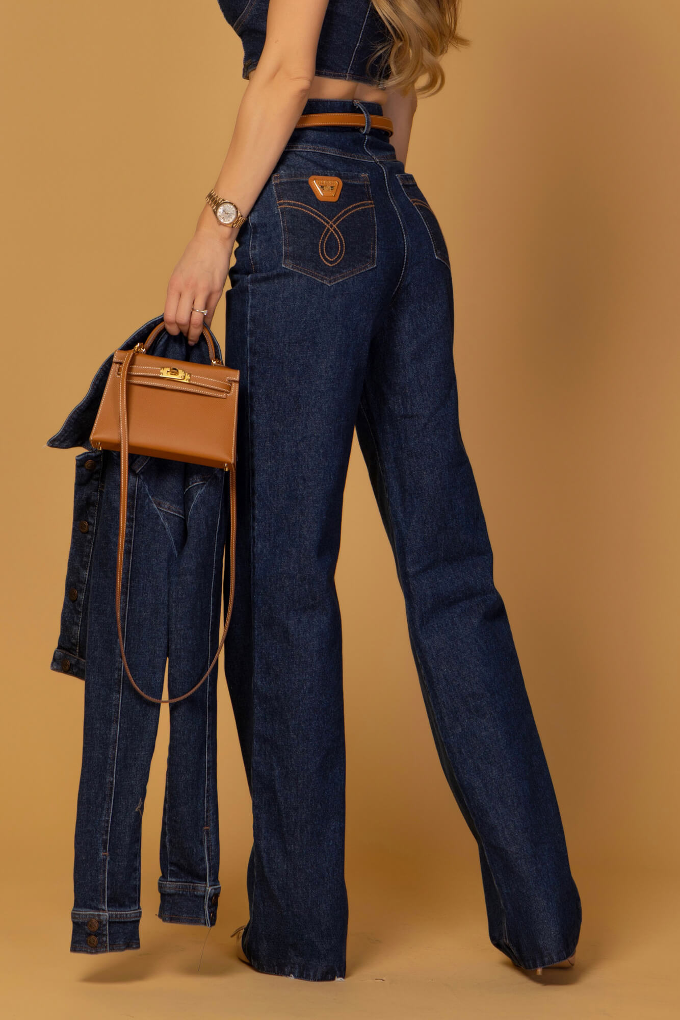 Denim Society Straight-Leg Jeans - Dark Blue - Image 34