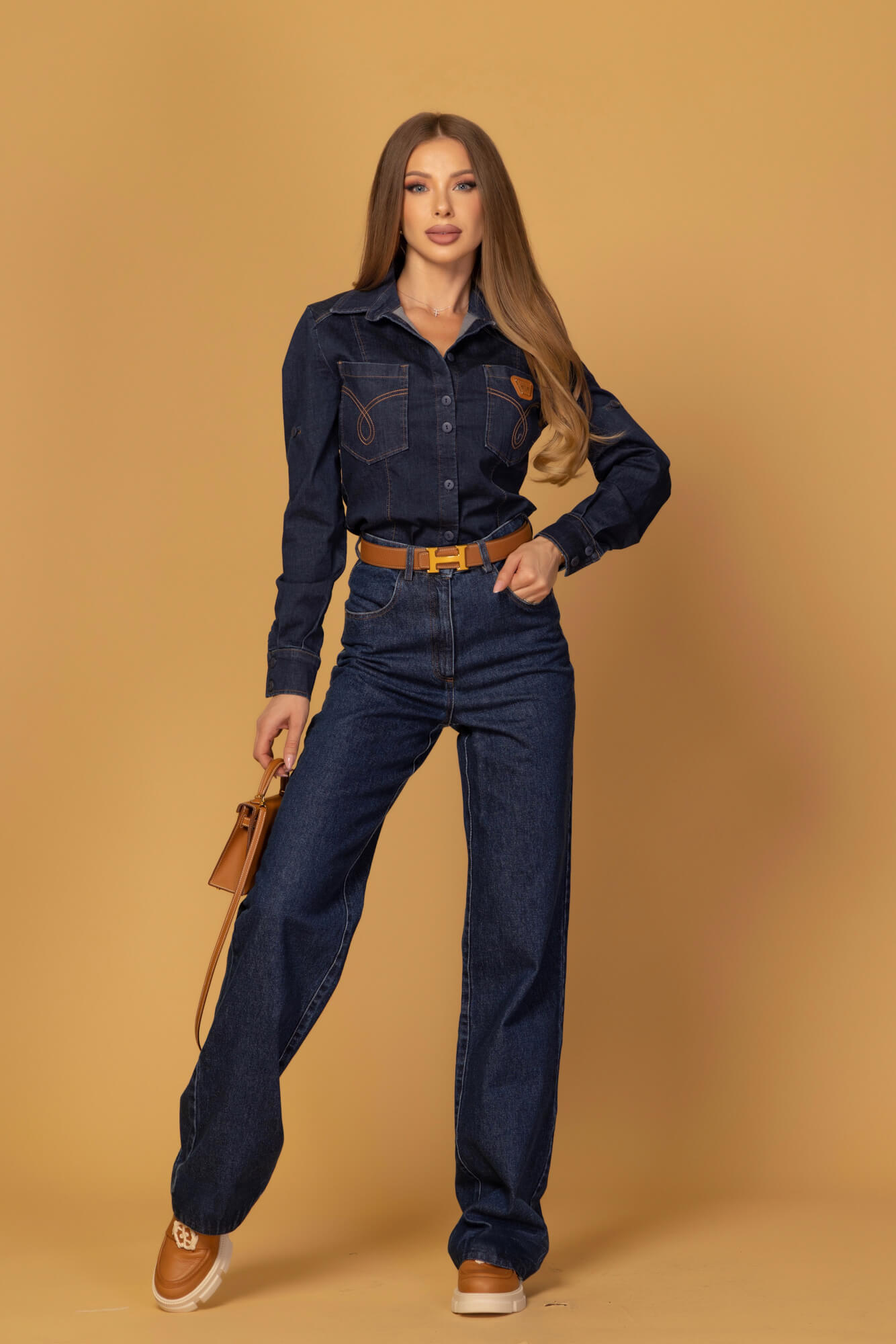 Denim Society Straight-Leg Jeans - Dark Blue - Image 30