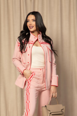 Sunlit Harmony Jacket - Pink