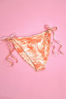 Trendsetter Icon Bikini Bottom with Low Waist - Orange