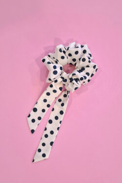 Playful Elegance Scrunchie Bow