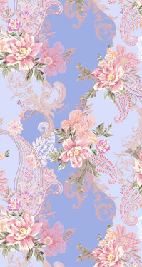 A Touch of Romance Beach Towel - Vista Blue