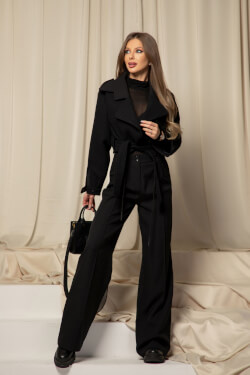 Casual Charm Pants - Black