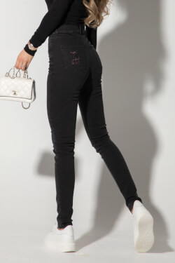 Alessa Royalty Slim Fit Jeans - Black