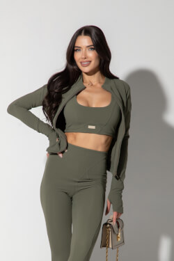Vixen Motion Sports Top - Military