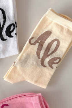 Brand Of The Year Mid Length Socks - Soft Beige