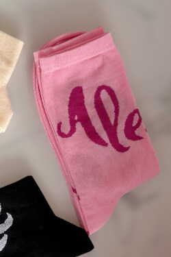 Brand Of The Year Mid Length Socks - Pink
