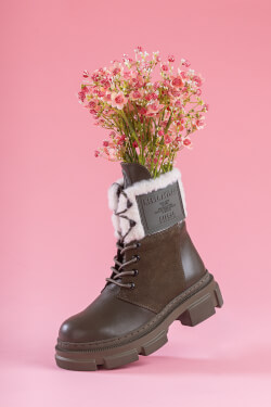 Warm Winter Boots - Military