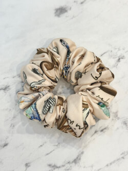 All I Want Is A Yacht Scrunchie - Beige Small