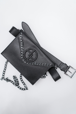 Showpiece Belt-Bag - Black with Black Matrian Buckle