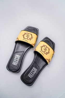 Alessa Rococo Slippers - Yellow