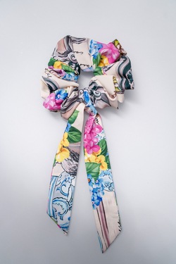 Majestic Garden Ribbon scrunchie
