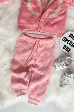 Alessa mini Religion Knit Pants - pink