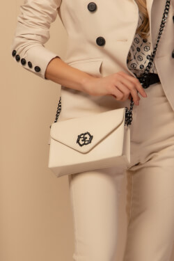 Rococo Logo Bag - Soft Beige