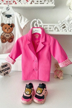 Top Score Mini Blazer - Luxury Pink