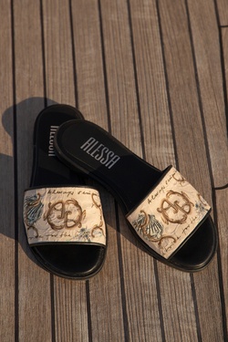 All I Want Is A Yacht Slippers - Beige