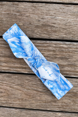 Trendsetter Icon Hair Ribbon - Blue