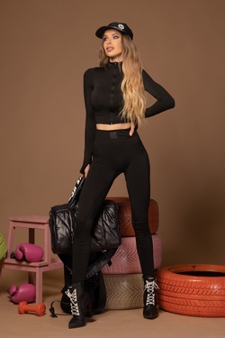 Perfect Shape Seamless Blouse - Black