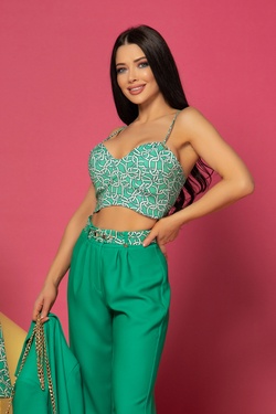 Devilish Beauty Belt - Luxury Green