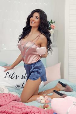 Tricky Trouble satin top