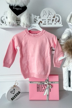 Sweet Disguise Alessa Mini Fine Knit Pullover - Pink