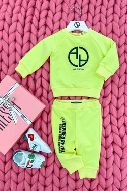 Keep your focus Alessa mini Set - Neon Yellow