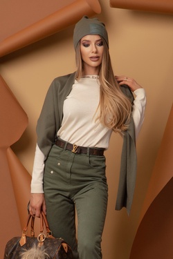 Out Till Dawn Knitted Scarf - Military